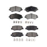 Front Rear Ceramic Brake Pads Kit For Jeep Wrangler Liberty Dodge Nitro JK KTC-100117