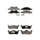 Front Rear Ceramic Brake Pads Kit For 2007-2009 Ford Expedition Lincoln Navigator KTC-100119