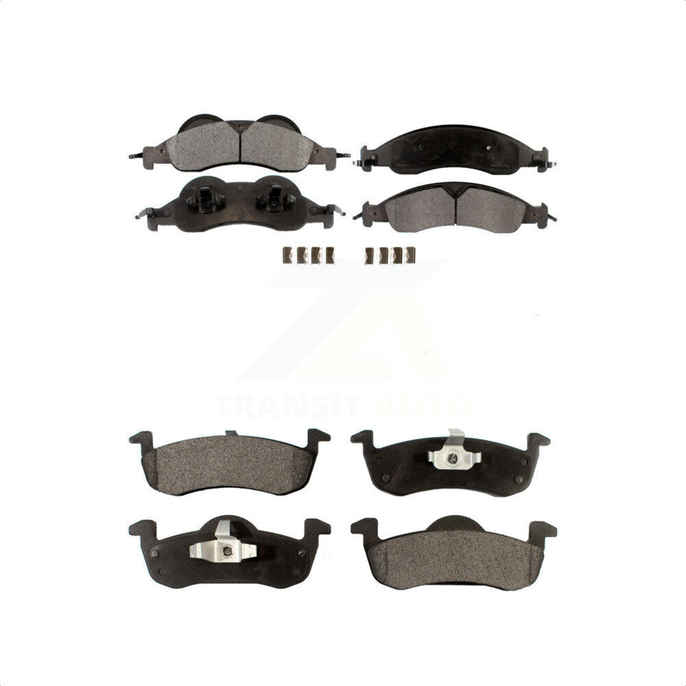 Front Rear Ceramic Brake Pads Kit For 2007-2009 Ford Expedition Lincoln Navigator KTC-100119