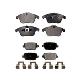 Front Rear Ceramic Brake Pads Kit For Volvo S80 Land Rover LR2 KTC-100134