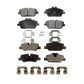Front Rear Ceramic Brake Pads Kit For Mini Cooper KTC-100136
