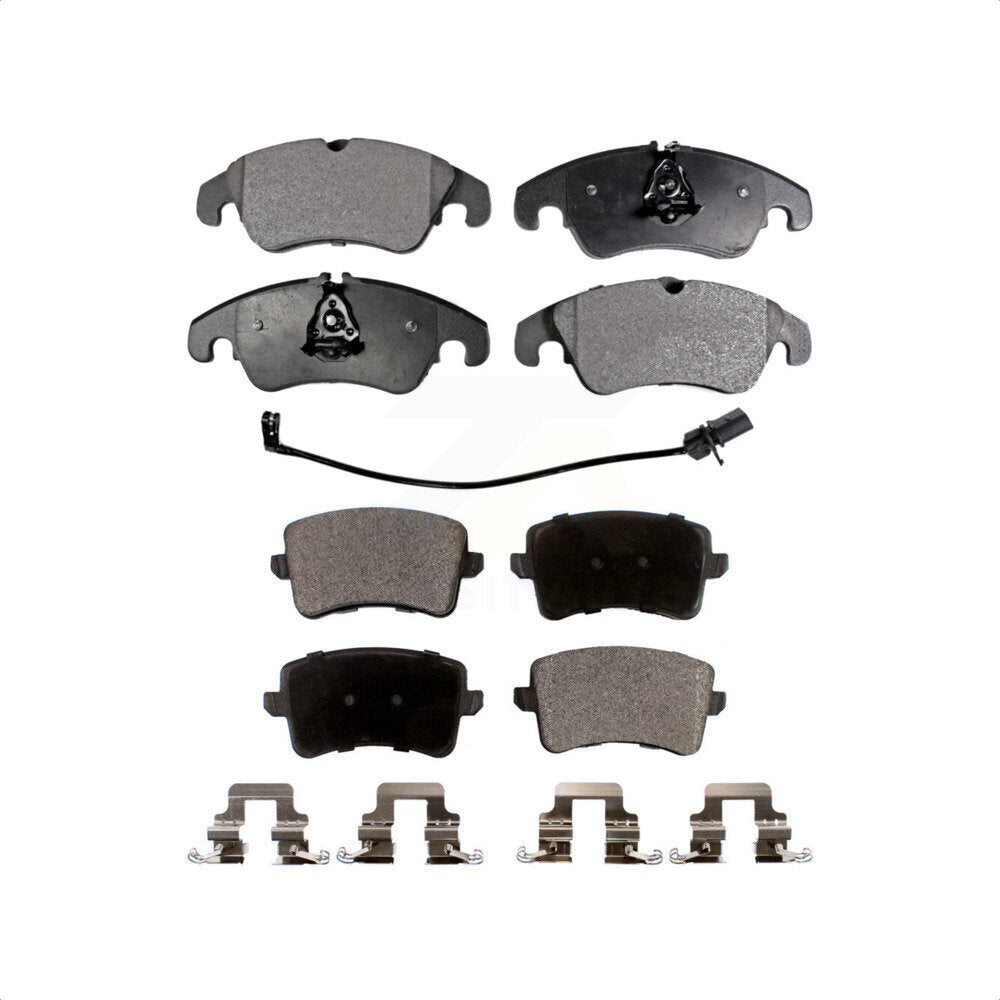 Front Rear Ceramic Brake Pads Kit For Audi Q5 A4 Quattro A5 allroad S5 KTC-100138