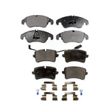 Front Rear Ceramic Brake Pads Kit For Audi A6 Quattro A7 KTC-100139