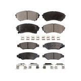 Front Rear Ceramic Brake Pads Kit For Cadillac CTS With Heavy Duty Brakes KTC-100145