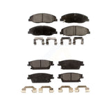 Front Rear Ceramic Brake Pads Kit For 2009-2011 Cadillac STS With Performance Brakes KTC-100146
