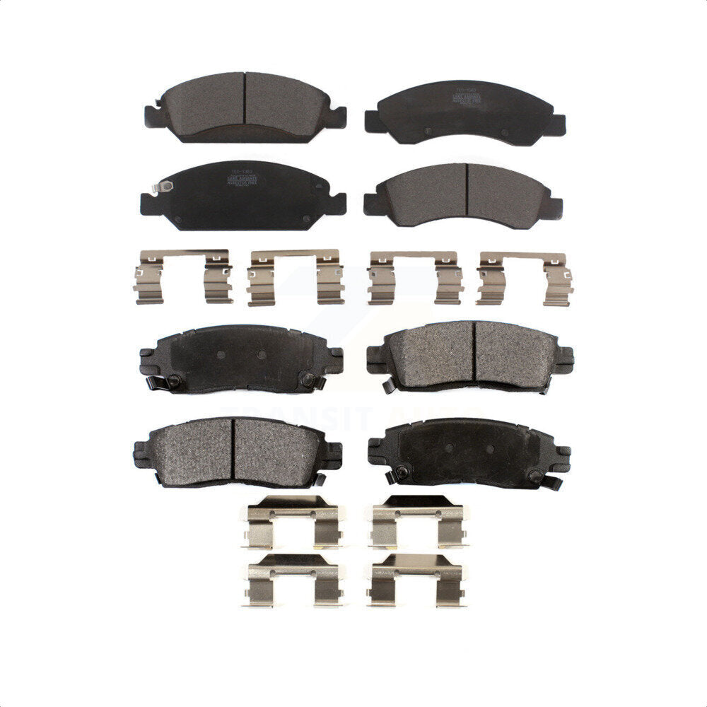 Front Rear Ceramic Brake Pads Kit For Cadillac XTS KTC-100162
