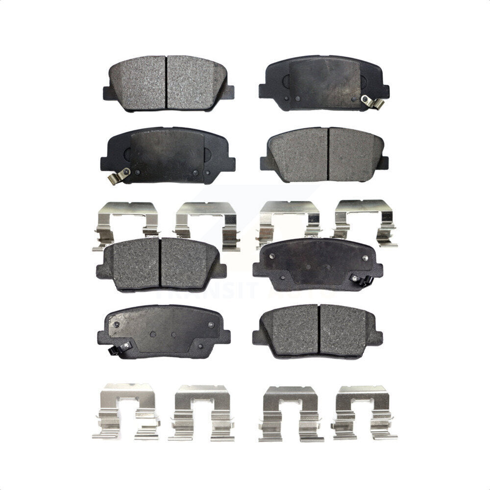 Front Rear Ceramic Brake Pads Kit For Hyundai Genesis Coupe KTC-100193