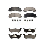 Front Rear Ceramic Brake Pads Kit For 2010-2017 Ford Expedition Lincoln Navigator KTC-100197