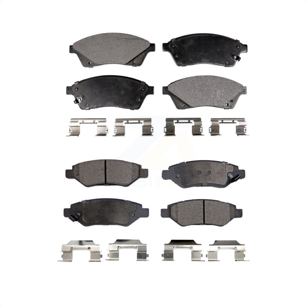 Front Rear Ceramic Brake Pads Kit For Cadillac SRX Saab 9-4X KTC-100202