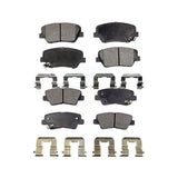 Front Rear Ceramic Brake Pads Kit For 2012-2017 Hyundai Azera KTC-100205