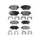 Front Rear Ceramic Brake Pads Kit For Kia Optima With Electric Parking KTC-100209