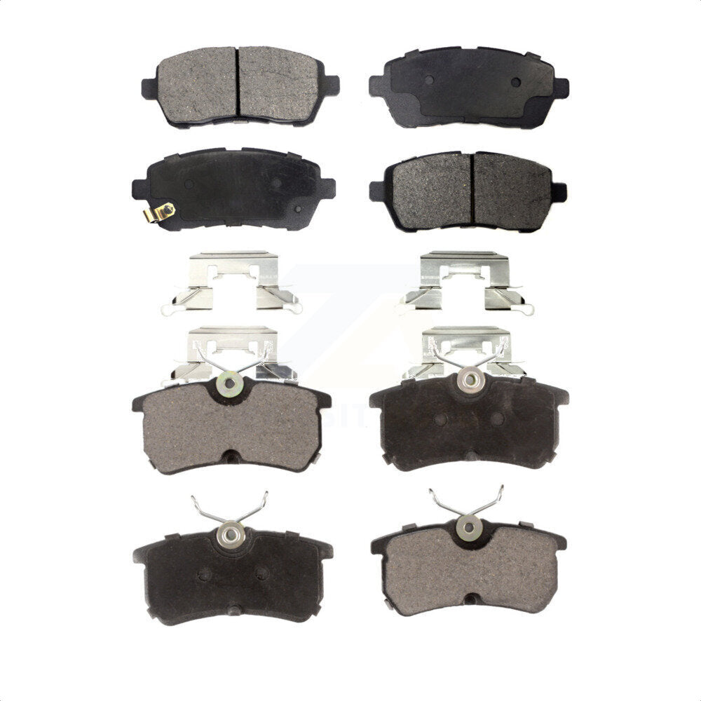 Front Rear Ceramic Brake Pads Kit For Ford Fiesta KTC-100211