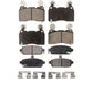 Front Rear Ceramic Brake Pads Kit For 2016 Cadillac ELR With Performance Brakes KTC-100218