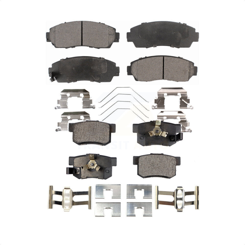 Front Rear Ceramic Brake Pads Kit For Honda CR-V Crosstour Accord KTC-100231