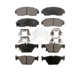 Front Rear Ceramic Brake Pads Kit For 2016-2019 Subaru Legacy 2.5L KTC-100233