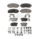 Front Rear Ceramic Brake Pads Kit For Honda Civic KTC-100234