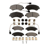 Front Rear Ceramic Brake Pads Kit For Ram ProMaster 1500 2500 3500 KTC-100240