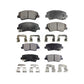 Front Rear Ceramic Brake Pads Kit For Hyundai Elantra Kia Accent Forte Rio Veloster GT Forte5 Coupe Koup KTC-100243