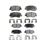 Front Rear Ceramic Brake Pads Kit For Hyundai Elantra Kia Accent Forte Rio Veloster GT Forte5 Coupe Koup KTC-100243