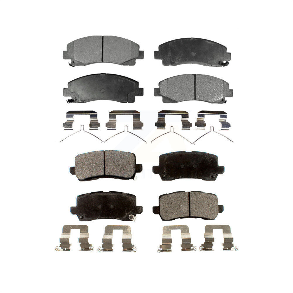 Front Rear Ceramic Brake Pads Kit For 2015-2020 Acura TLX KTC-100255