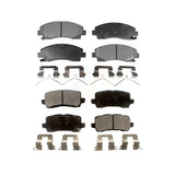 Front Rear Ceramic Brake Pads Kit For 2015-2020 Acura TLX KTC-100255