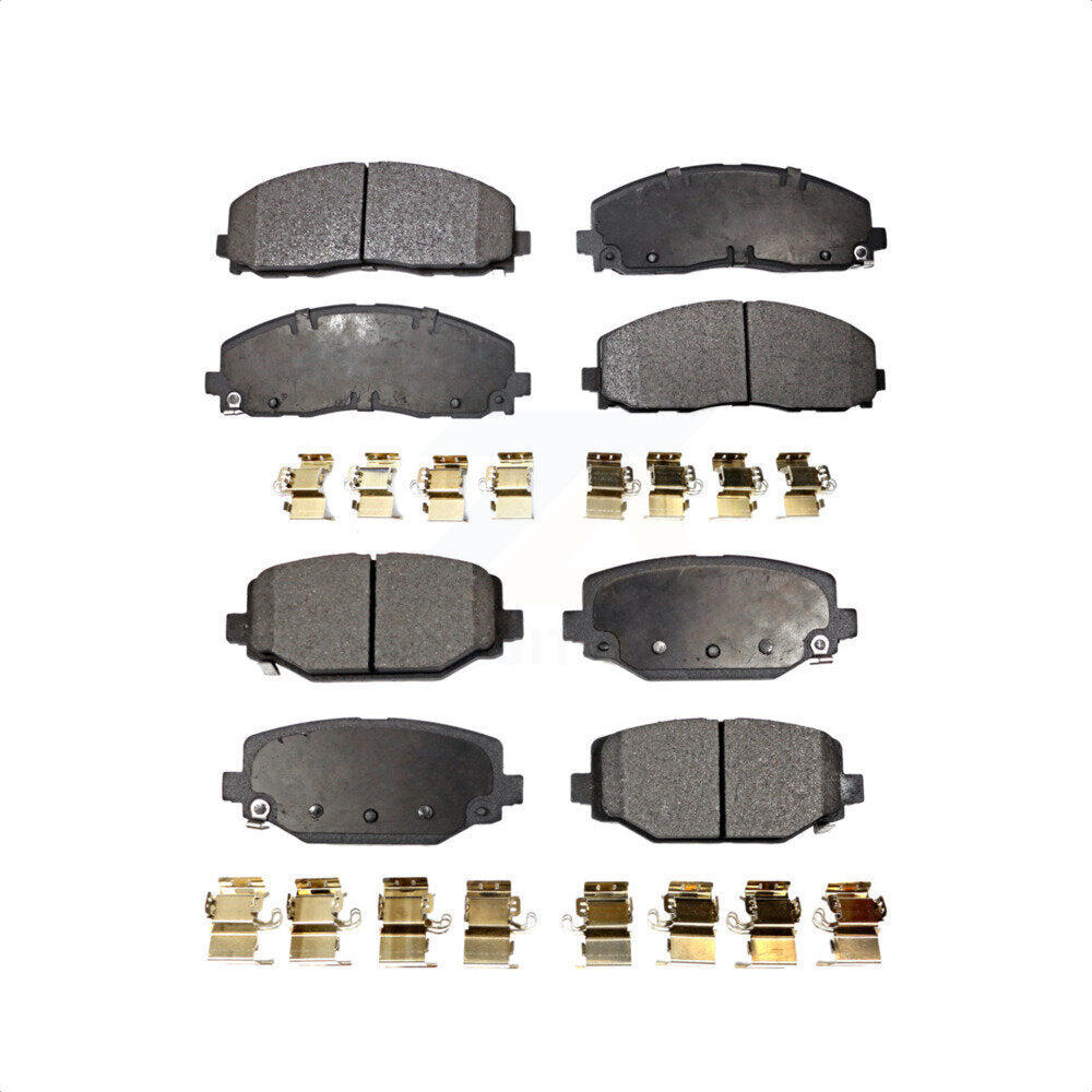 Front Rear Ceramic Brake Pads Kit For Dodge Grand Caravan Journey Chrysler Town & Country Ram C/V Volkswagen Routan KTC-100256
