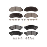 Front Rear Ceramic Brake Pads Kit For Ford F-250 Super Duty F-350 KTC-100271