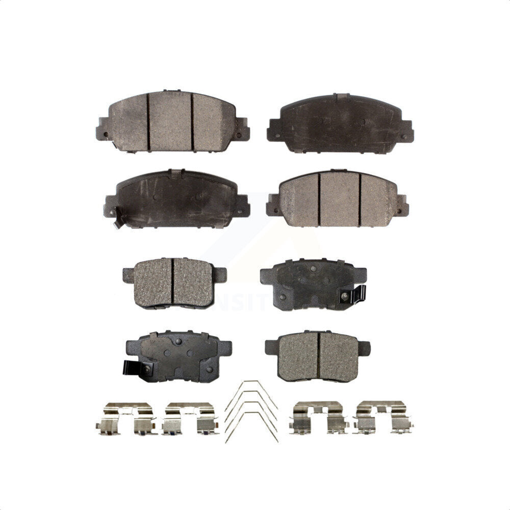 Front Rear Ceramic Brake Pads Kit For Honda Accord KTC-100277