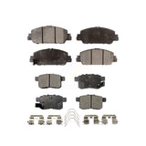 Front Rear Ceramic Brake Pads Kit For Honda Accord KTC-100277