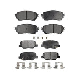 Front Rear Ceramic Brake Pads Kit For Mazda 6 KTC-100288