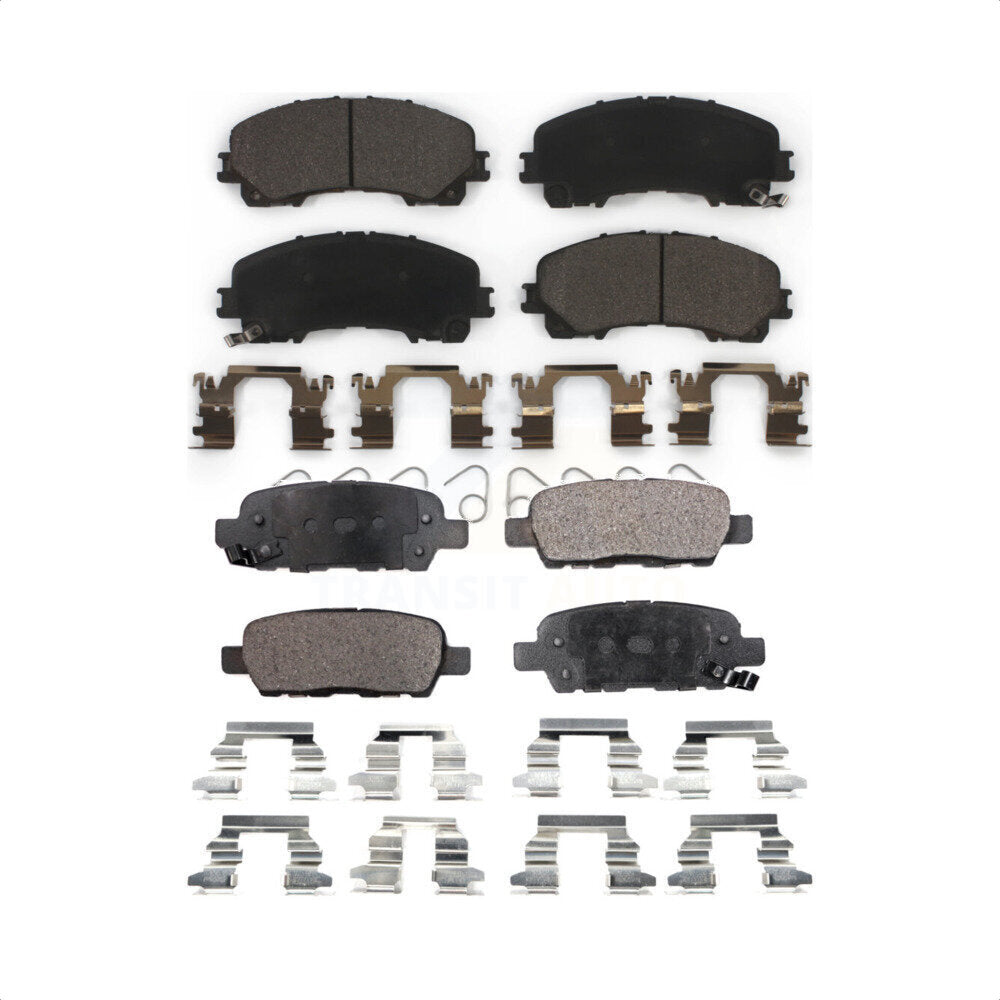 Front Rear Ceramic Brake Pads Kit For Nissan Rogue INFINITI Q50 QX50 Q60 KTC-100295