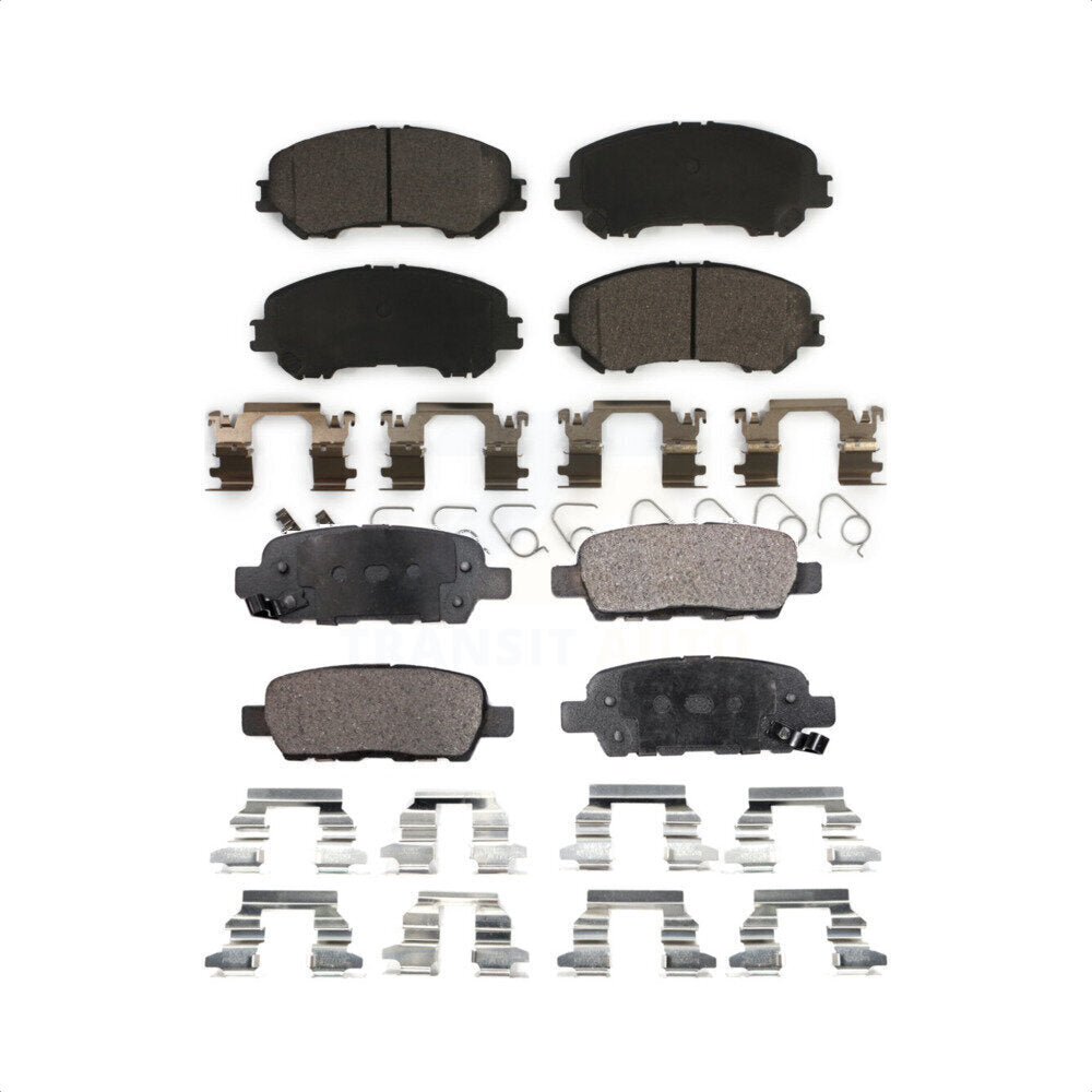 Front Rear Ceramic Brake Pads Kit For Nissan Rogue Sport Qashqai KTC-100296