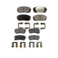 Front Rear Ceramic Brake Pads Kit For 2015 Hyundai Sonata GAS engine With Manual Parking KTC-100302