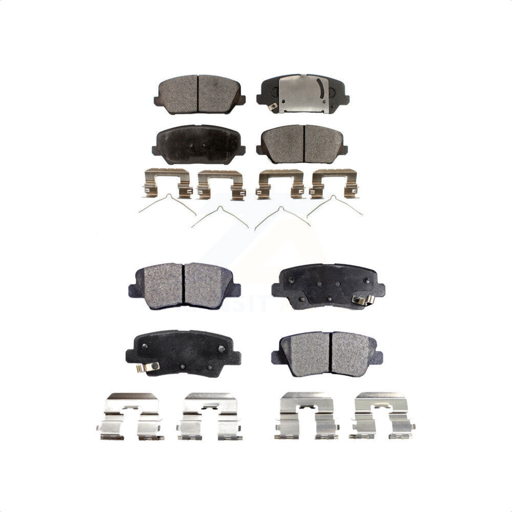 Front Rear Ceramic Brake Pads Kit For Kia Forte Forte5 SX KTC-100308