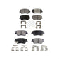 Front Rear Ceramic Brake Pads Kit For Kia Forte Hyundai Elantra GT Forte5 Koup KTC-100309