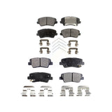 Front Rear Ceramic Brake Pads Kit For Kia Forte Hyundai Elantra GT Forte5 Koup KTC-100309