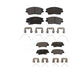 Front Rear Ceramic Brake Pads Kit For 2017-2020 Hyundai Elantra 1.6L KTC-100312