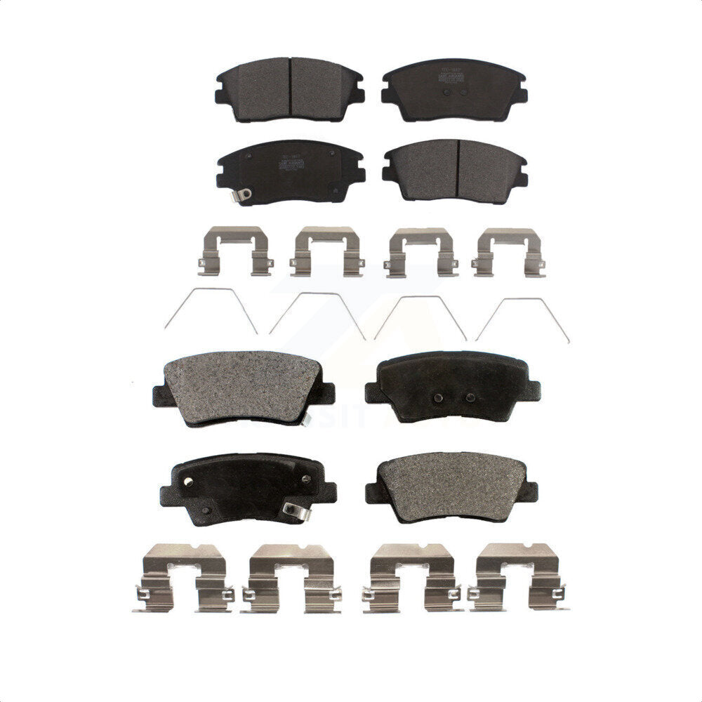 Front Rear Ceramic Brake Pads Kit For Hyundai Tucson Kia Sportage KTC-100313