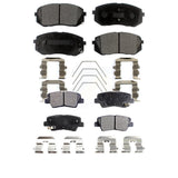 Front Rear Ceramic Brake Pads Kit For 2016 Hyundai Sonata GAS engine With Power Operated Parking KTC-100314