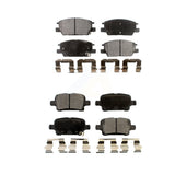 Front Rear Ceramic Brake Pads Kit For Chevrolet Equinox Malibu GMC Terrain Buick LaCrosse Regal TourX Sportback KTC-100319