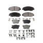 Front Rear Ceramic Brake Pads Kit For Honda Accord Acura CL KTC-100327