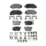 Front Rear Ceramic Brake Pads Kit For Honda Accord Acura Integra Prelude Odyssey CL Legend TL RL Vigor Isuzu Oasis KTC-100335