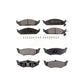 Front Rear Ceramic Brake Pads Kit For Chrysler Sebring Dodge Stratus Cirrus Plymouth Breeze KTC-100350