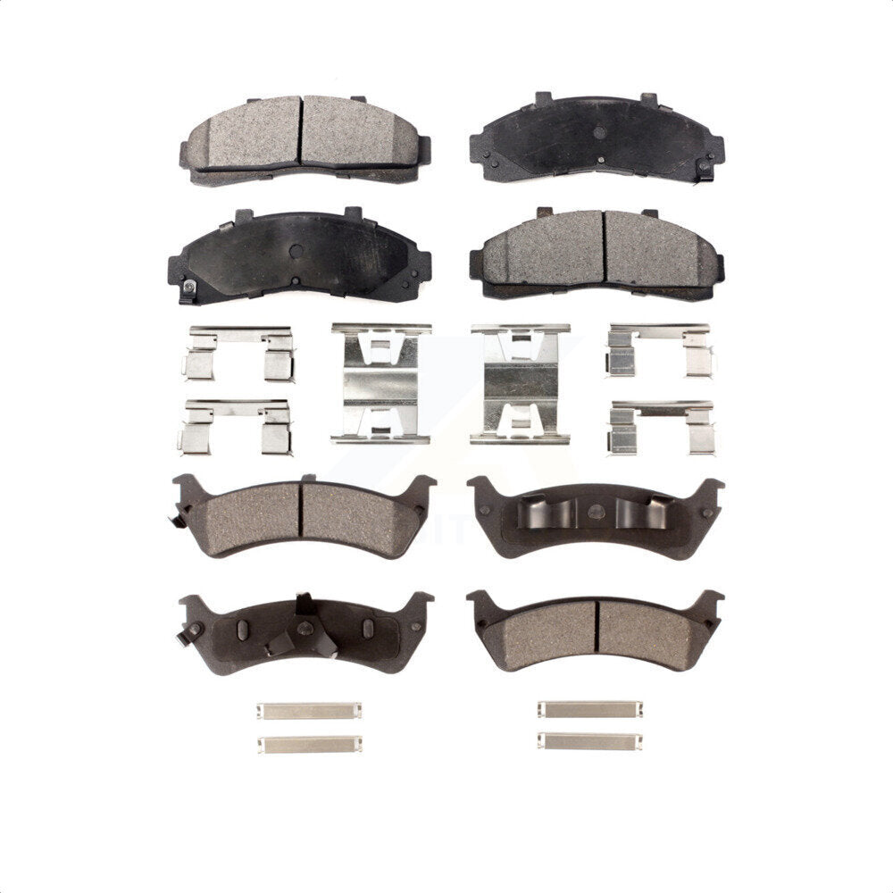 Front Rear Ceramic Brake Pads Kit For Ford Ranger Explorer Mercury Mountaineer KTC-100352