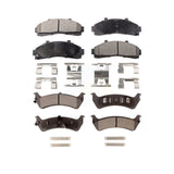 Front Rear Ceramic Brake Pads Kit For Ford Ranger Explorer Mercury Mountaineer KTC-100352