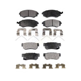 Front Rear Ceramic Brake Pads Kit For Hyundai Sonata Kia Optima Magentis KTC-100367