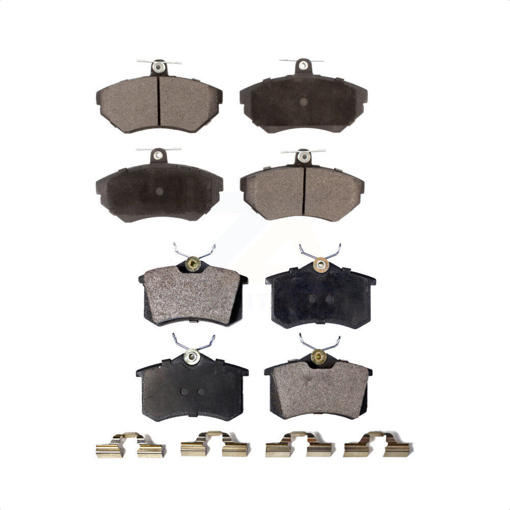 Front Rear Ceramic Brake Pads Kit For 1999-2002 Volkswagen Cabrio KTC-100370