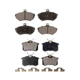Front Rear Ceramic Brake Pads Kit For 1999-2002 Volkswagen Cabrio KTC-100370