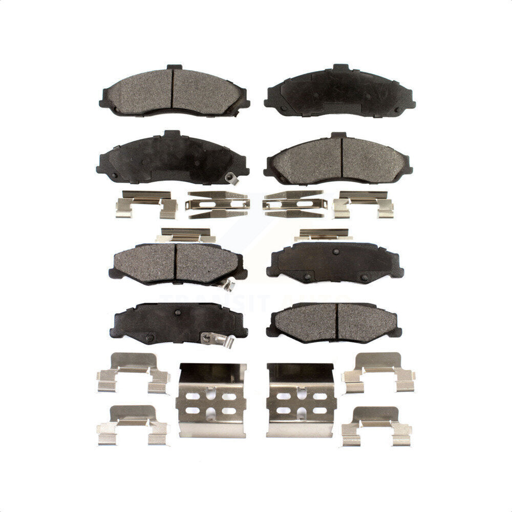 Front Rear Ceramic Brake Pads Kit For Chevrolet Corvette Cadillac XLR KTC-100380