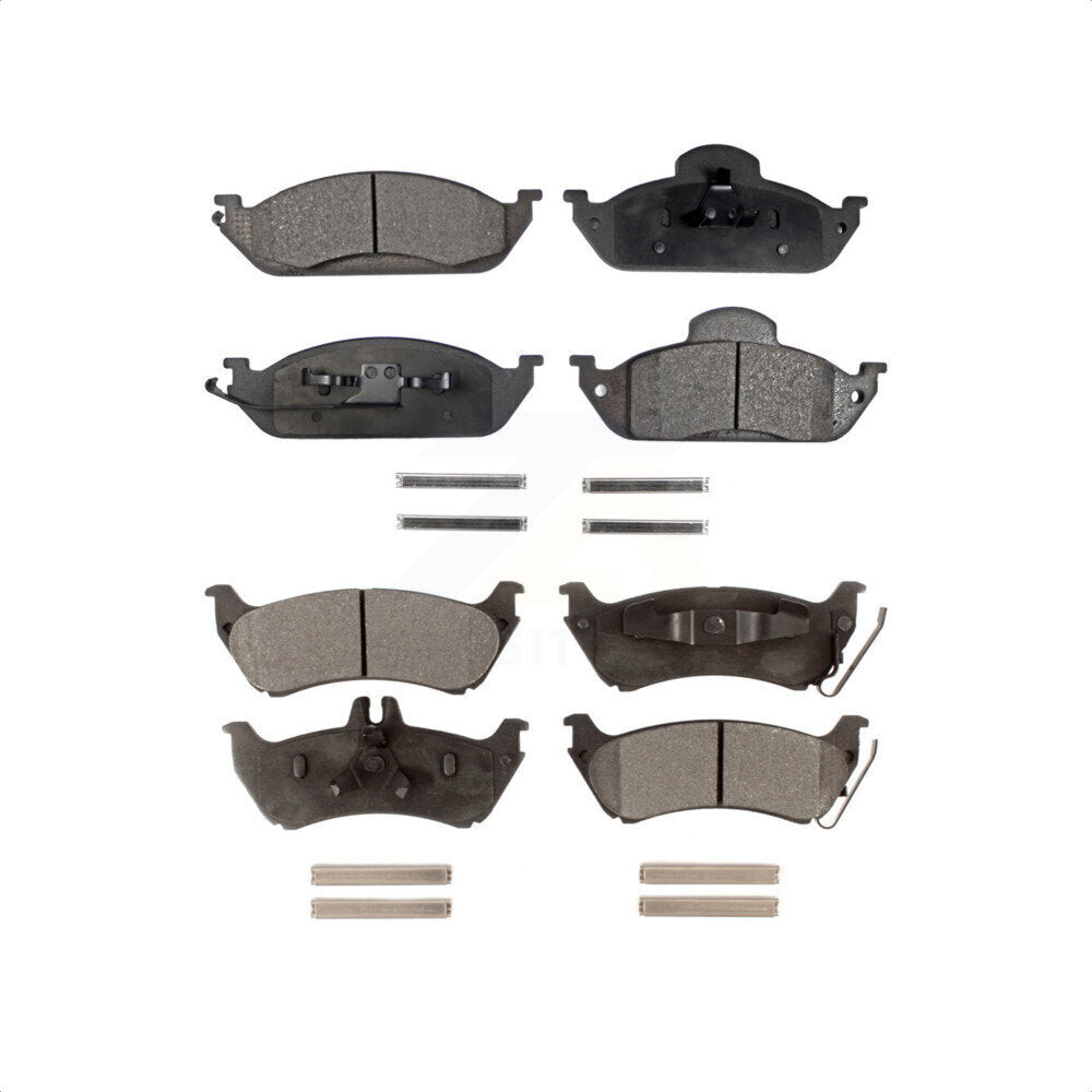 Front Rear Ceramic Brake Pads Kit For Mercedes-Benz ML320 ML350 ML430 KTC-100383